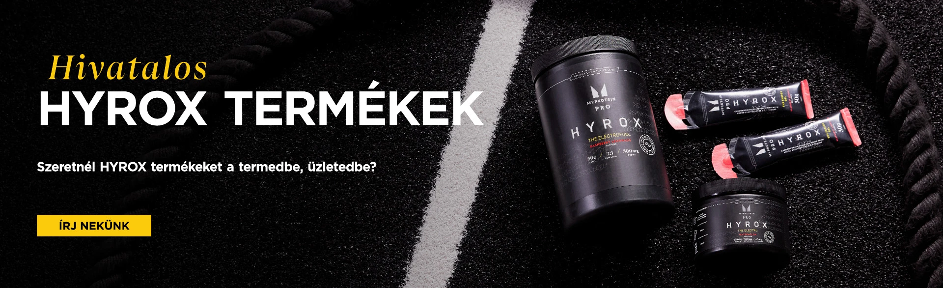 Myprotein Hyrox termékek