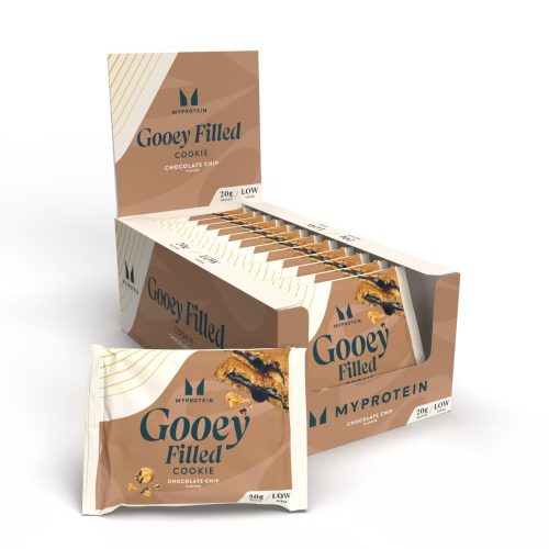 Myprotein Gooey Protein Filled Cookie - Csokoládédarabos - 12 x 75g