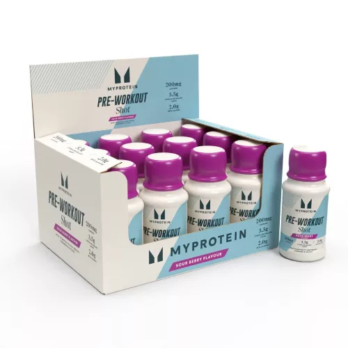Myprotein Pre-Workout Shot ital - Sour Berry - 12 x 60ml