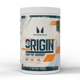   Myprotein Origin Pre-Workout Stim Free - Narancs mangó - 600g