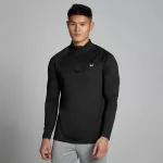 MP Férfi Training 1/4 Cipzáras Felső - Fekete