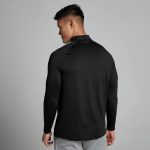 MP Férfi Training 1/4 Cipzáras Felső - Fekete