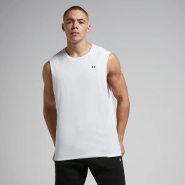 MP Férfi Rest Day Drop Armhole Tank Trikó - Fehér