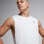 MP Férfi Rest Day Drop Armhole Tank Trikó - Fehér