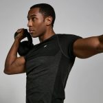 MP Férfi Seamless Póló - Fekete