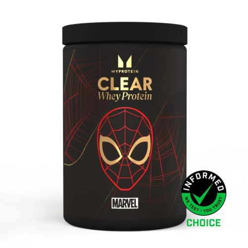 Myprotein Clear Whey Protein - MARVEL - Pókember / Málna és Eper, 500g