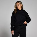 MP Női Basics Oversized Kapucnis Pulóver - Fekete
