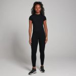 MP Női Tempo Body Fit Rövid Ujjú Póló - Fekete