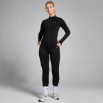 MP Női Shape Seamless Zip Through Dzseki - Fekete