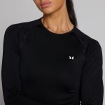 MP Női Shape Seamless Hosszú Ujjú Felső - Fekete