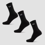MP Unisex Crew Socks Zokni (3 pár) - Fekete