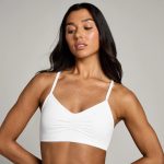 MP Női Tempo Ruched Front Sportmelltartó - Fehér