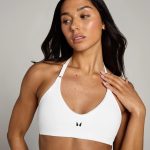 MP Női Tempo Halterneck Open Back Sportmelltartó - Fehér