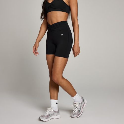 MP Női Tempo Ruched Front Rövidnadrág - Fekete