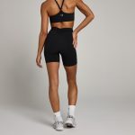 MP Női Tempo Ruched Front Rövidnadrág - Fekete