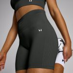 MP Női Shape Seamless Kerékpáros Rövidnadrág - Sötétszürke