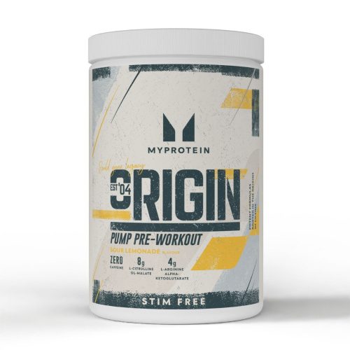 Myprotein Origin Pre-Workout Stim Free - Sour Lemonade - 600g
