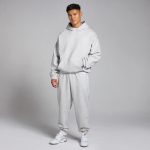 MP Férfi Rest Day Oversized Kapucnis Pulóver - Világosszürke