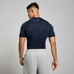 MP Férfi Tempo Pillar Graphic Seamless Póló  - Tengerészkék