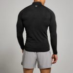 MP Férfi Tempo Pillar Graphic Seamless 1/4 Zip  - Fekete