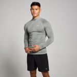 MP Férfi Tempo Pillar Graphic Seamless 1/4 Zip  - Szürke