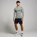 MP Férfi Tempo Pillar Graphic Seamless 1/4 Zip  - Szürke