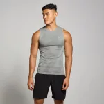MP Férfi Tempo Pillar Graphic Seamless Tank Trikó  - Szürke