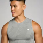MP Férfi Tempo Pillar Graphic Seamless Tank Trikó  - Szürke