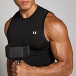 MP Férfi Tempo Pillar Graphic Seamless Tank Trikó  - Fekete