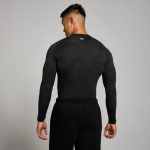 MP Férfi Tempo Pillar Graphic Seamless Hosszú Ujjú Felső  - Fekete