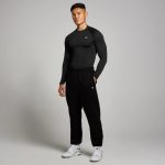 MP Férfi Tempo Pillar Graphic Seamless Hosszú Ujjú Felső  - Fekete