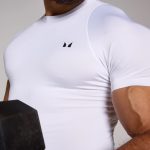 MP Férfi Training Short Sleeve Baselayer - Fehér