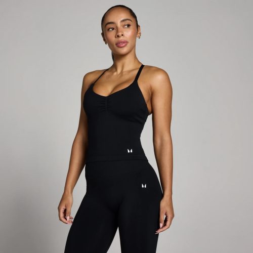 MP Női Tempo Seamless Strappy Pántos Top - Fekete